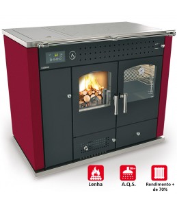 Stove with oven and DHW -...