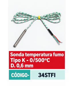 Sonda temperatura fumo IDRO...